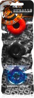 OXBALLS [TPR] Ringer Cock Ring 3-Pack Multi-Color