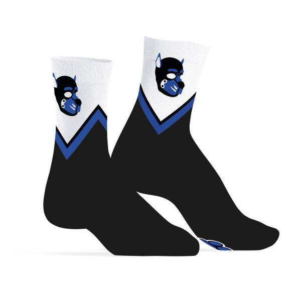 Kinky Puppy Blaue Puppy Hood Socken ONE SIZE