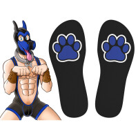 Kinky Puppy Blaue Puppy Hood Socken ONE SIZE