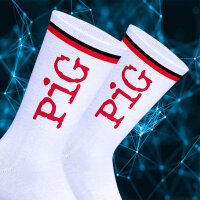 SNEAXFREAXX Wei&szlig;e Socken Pig ONE SIZE