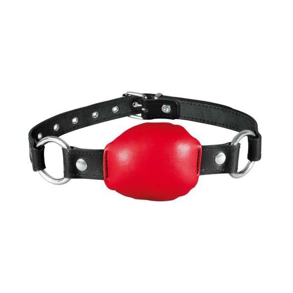 KIOTOS Lederknebel Stille Knebel Rot