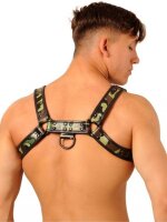 Fist Leder-Harness + Jock &bull; Camo