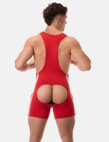 BARCODE Singlet Backless DASTIN Rot in Größe L
