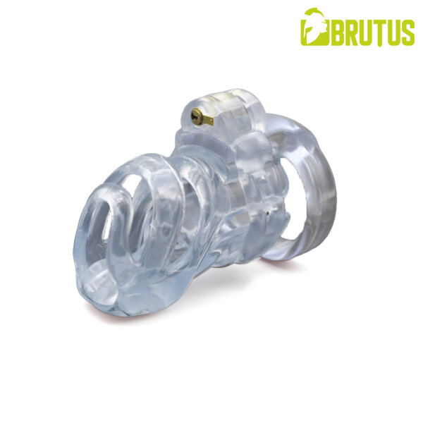 BRUTUS Cyborg Chastity Cage - Clear