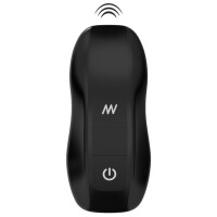 ANOS 3er-Set Vibrationsplugs Vrillass Schwarz 10 Vibrationen