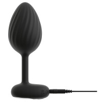ANOS 3er-Set Vibrationsplugs Vrillass Schwarz 10 Vibrationen