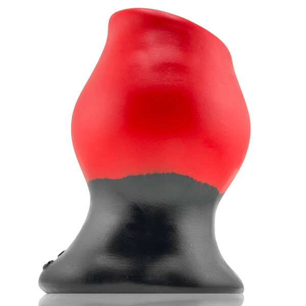 OXBALLS [SIL] COLOSSUS Pighole Tunnel Plug XXXXL Red Lava
