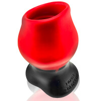 OXBALLS [SIL] COLOSSUS Pighole Tunnel Plug XXXXL Red Lava