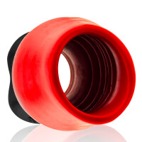 OXBALLS [SIL] COLOSSUS Pighole Tunnel Plug XXXXL Red Lava