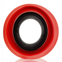 OXBALLS [SIL] COLOSSUS Pighole Tunnel Plug XXXXL Red Lava