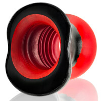 OXBALLS [SIL] COLOSSUS Pighole Tunnel Plug XXXXL Red Lava