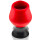 OXBALLS [SIL] COLOSSUS Pighole Tunnel Plug XXXXL Red Lava