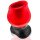 OXBALLS [SIL] COLOSSUS Pighole Tunnel Plug XXXXL Red Lava