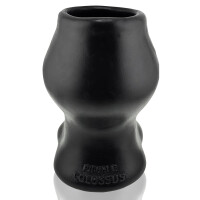 OXBALLS [SIL] SUPER MAX Pighole Tunnel Plug XXXL Black