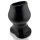 OXBALLS [SIL] SUPER MAX Pighole Tunnel Plug XXXL Black