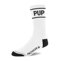 Wei&szlig;e Pup Socken ONE Size