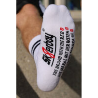 Sk8erboy Wei&szlig;e Socken Retro in Gr&ouml;&szlig;e 43 - 46