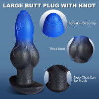 FUKR Knutty Plug / &Oslash; 4 bis 6 cm x 15 cm