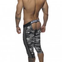 ADDICTED LongJohn court Bottomless FETISH KNEE Camouflage in Gr&ouml;&szlig;e S