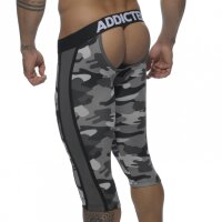 ADDICTED LongJohn court Bottomless FETISH KNEE Camouflage in Gr&ouml;&szlig;e S