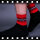 SNEAKFREAXX Niedrige Socken Black Red Short Schwarz-Rot One Size