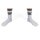 Mister B FIST Wei&szlig;e Socken  2 Paar