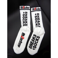 Sk8erboy Wei&szlig;e Socken SNEAKS SOCKS Gr&ouml;&szlig;e 39 - 42