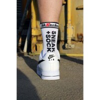 Sk8erboy Wei&szlig;e Socken SNEAKS SOCKS Gr&ouml;&szlig;e 39 - 42