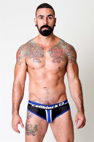 CELLBLOCK 13 Enforcer Jock Brief - Blue in Gr&ouml;&szlig;e L
