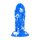 F*CK MY COLOR Dragonis Dildo Blau-Weiß Ø 5,5 x 16 cm