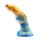 F*CK MY COLOR Worloz Dildo Gold-Blau Ø 6 x 20 cm