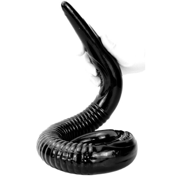 DOUBLE PLAYZ Langer Doppel Dildo Blackworm / &Oslash; 4,5 x 75 cm