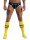 Mister B URBAN Football Socks with Pocket Yellow Gr&ouml;&szlig;e 42-46