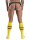 Mister B URBAN Football Socks with Pocket Yellow Gr&ouml;&szlig;e 42-46