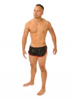Fist Shorts • Schwarz / Rot in Größe L