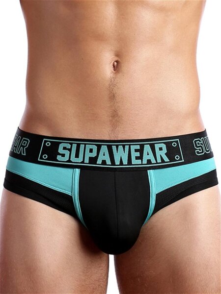 Supawear Cyborg Brief Underwear Bionic Blue in Gr&ouml;&szlig;e L