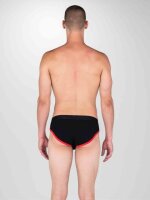 SPORT FUCKER Shortstop Brief - Schwarz / Rot in...