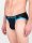 SPORT FUCKER Shortstop Brief - Schwarz / Blau in Größe L