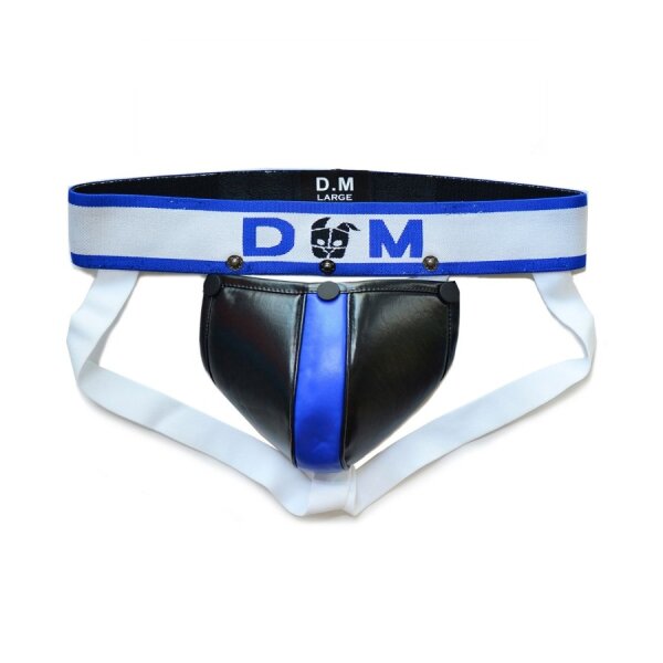 BDSMaster Jockstrap Neo Dungeon Schwarz-Blau Größe M
