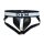 BDSMaster Jockstrap Neo Dungeon Schwarz-Weiß Größe M