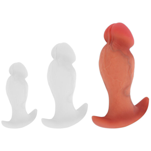 Plug Inferdick in Gr&ouml;&szlig;e M / &Oslash; 5 x 14 cm