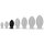 EggPlay SRugby Ei Plug in Gr&ouml;&szlig;e L / &Oslash; 5,5 cm x 11 cm