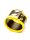 M & K Small Rubber Ball Stretcher • Yellow