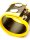 M & K Small Rubber Ball Stretcher • Yellow