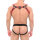 SPARTAS Katerpillar Jock and Harness Set Schwarz-Rot in Gr&ouml;&szlig;e S / M