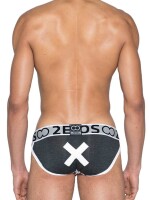 2Eros X Series Brief Underwear Black Marle in Gr&ouml;&szlig;e S