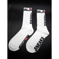 Sk8erboy Wei&szlig;e Socken SNEAKS SOCKS Gr&ouml;&szlig;e 43 - 46