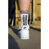 Sk8erboy Wei&szlig;e Socken SNEAKS SOCKS Gr&ouml;&szlig;e 43 - 46