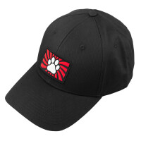 FUCK & FIST + Paw Rot mit schwarzer Kappe