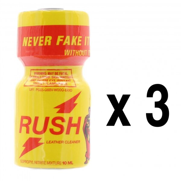 3 x BGP Rush Original 10 ml (*)
